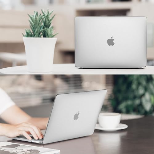 Image of YellowCult Premium Crystalline Sand Hard Shell MacBook Cover 14 inch Case Compatible MacBook Pro 2025, 2024, 2023, 2022-21 Model M4 M3 M2 M1 A3112 A3185 A3401 A2918 A2992 A2779 A2442 Clear
