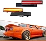 ADIIL 4PCS Full LED Front&Rear Bumper Side Marker Light Kit Compatible With 1986-1992 Toyota Supra MK3 A70, Replace OEM Sidemarker Lamps Smoked Lens