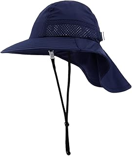 MASOCIO Baby,Clothing,Baby Girls 0-24m,Accessories,Hats & Caps MASOCIO Baby Toddler Sun Hat Kids Summer Protection Bucket Hats Wide Brim Neck Protection Adjustable Head Drawstring and Chin Strap