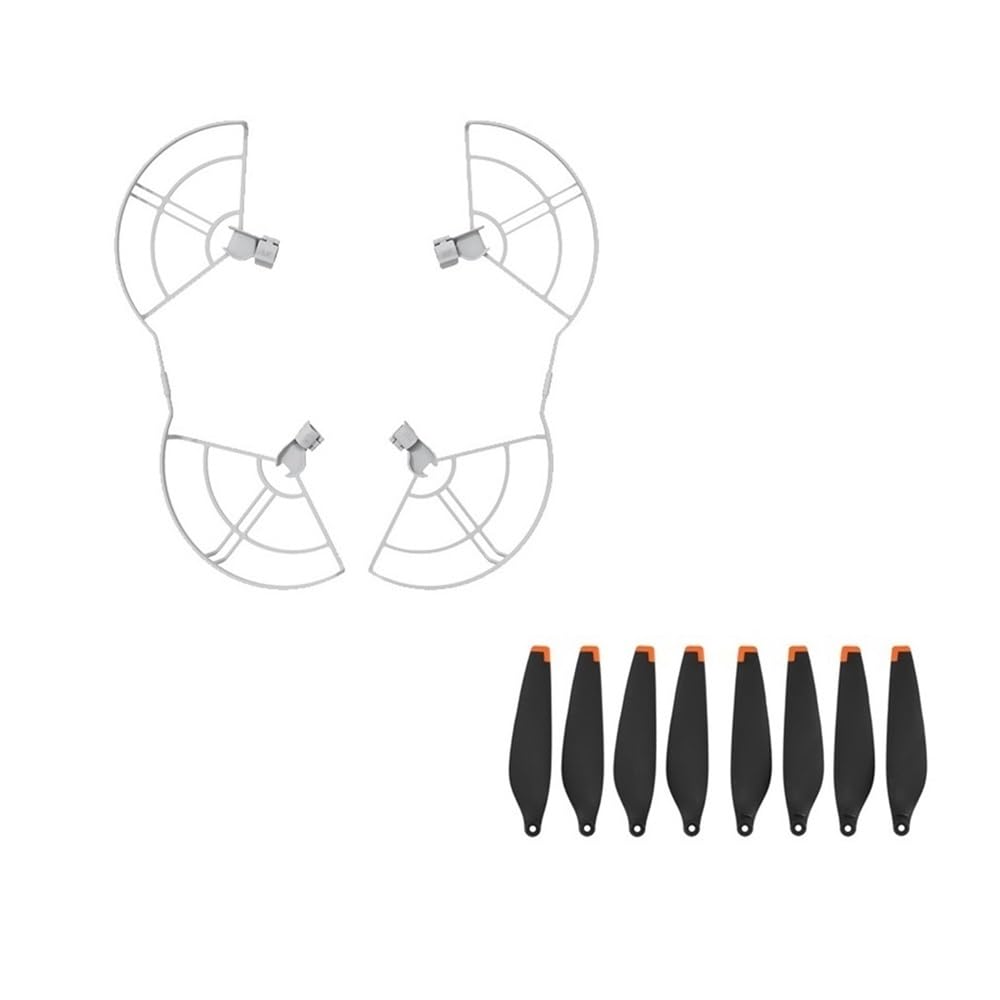 Protector de hélices Compatible con Mini 4 Pro, Cubierta, Parachoques ala, Jaula, Accesorios for Drones, Protector hélice(Kit C)
