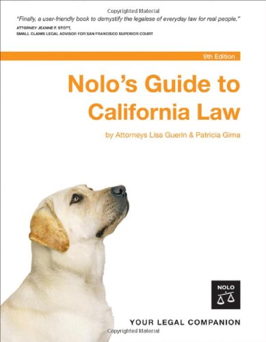 Buy Nolo's Guide to California Law — BookShops.in