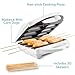 Corn Dog Maker- Perfect Hot Dogs on a Stick, Mozzarella Cheese Sticks, Cake Pops w 50 Skewers & Recipes, Easy to Use Electric Nonstick Food Baker For Parties, Fryer for 6 Mini Holiday App, Xmas Gift