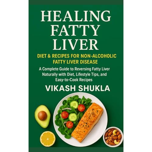 Healing Fatty Liver: Diet & Recipes for Non-Alcoholic Fatty Liver Disease Audiolibro Por Vikash Shukla arte de portada