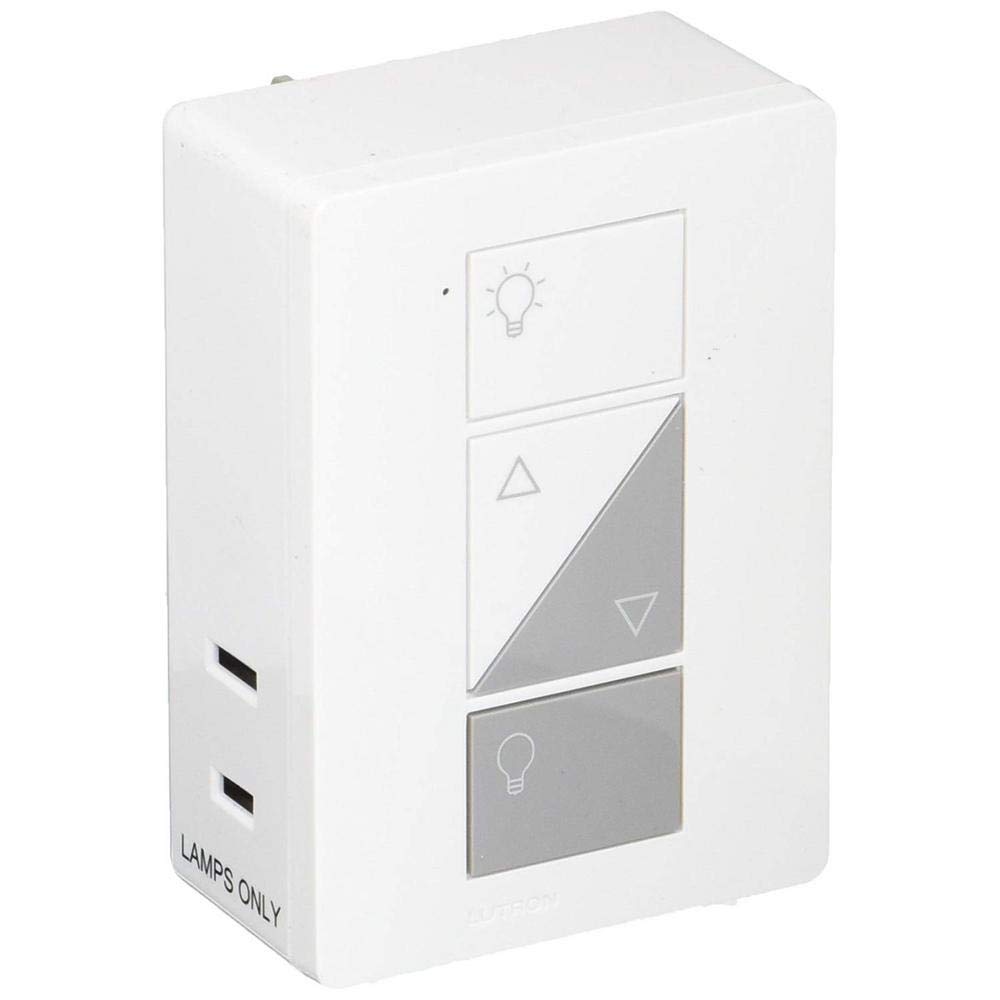 LutronCaséta Wireless Smart Lighting Lamp Dimmer | PD-3PCL-WH