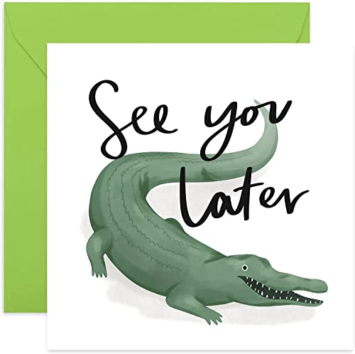 Old English Co. See You Later Alligator Card - Fun