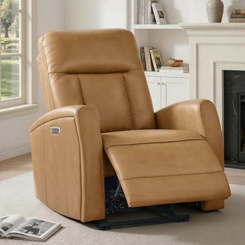 KISLOT Wall Hugger Power Recliner Camel