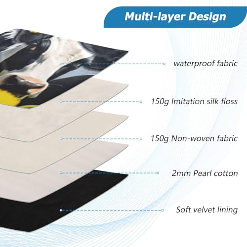 Funda para portátil Rural Farm Cows 13-14 pulgadas impermeable miniatura 4