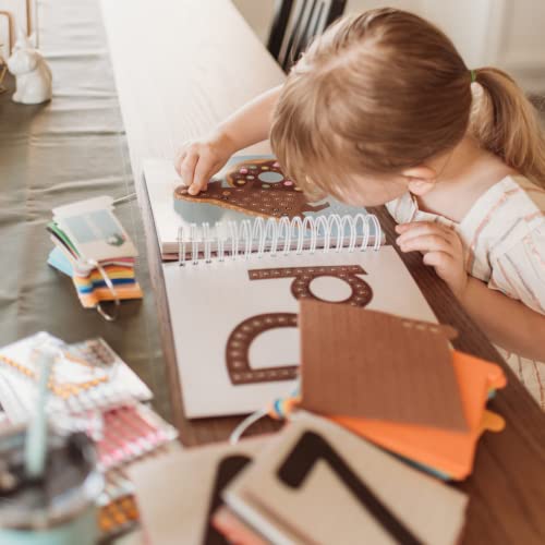 Cupkin Mosaic Sticker Art Kits For Kids And Adults - Abc Mosaics Art Craft Kit For Boys And Girls - 52 Page Sticker By Number Mosaic Kit With 3,000+ Jewel + Foam Stickers Arts And Crafts For Kids 4-6 #TOP4