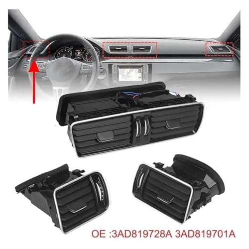 Salidas de aire acondicionado para salpicadero frontal VW Passat B7 y CC R36 4