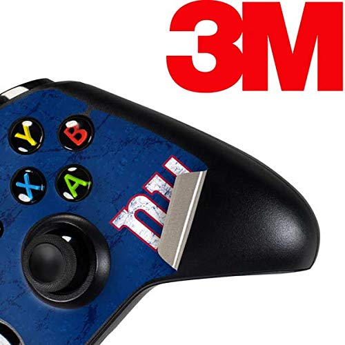 Skinit Decal Gaming Skin Compatible with Xbox One Controller - Officially Licensed NFL New York Giants Distressed Design