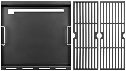 Griddle Inserts for Charbroil Performance 5 Burner Grill, Flat Top Griddle for Charbroil Grill 463275517 463243518 463243519 463275717 463372017 463348017, Replace for G470-0002-W1 G470-0003-W1