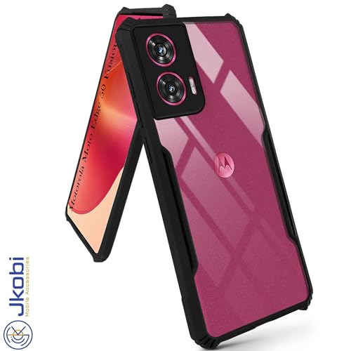 Image of Jkobi Back Case Cover for Motorola Moto Edge 50 Fusion (Shockproof with Polycarbonate Clear Panel)