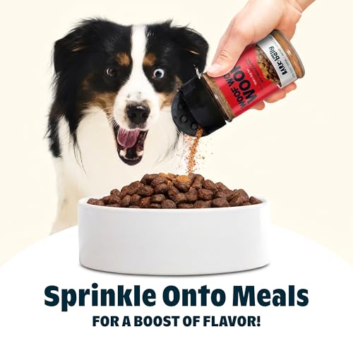 Image of BarkBox Beef Dog Treat Topper High Protein Limited Ingredient Mixer, Rosemary Extract for Large & Small Breeds, Elevate Dog Food Dining, Shake & Pour for Dog Bowls - 4.6 Oz