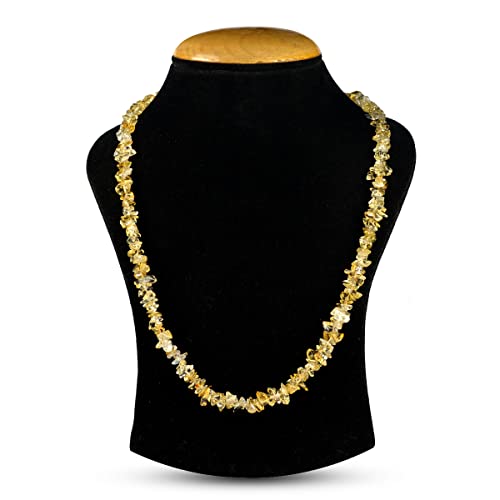 Image of Reiki Crystal Products Certified Natural Crystal Stone Chip Mala Necklace Collection for Men & Women, Reiki Energized Gemstone Jewellery for Meditation, Yoga, Spiritual Styling & Everyday Wear, Multiple Stone Variants