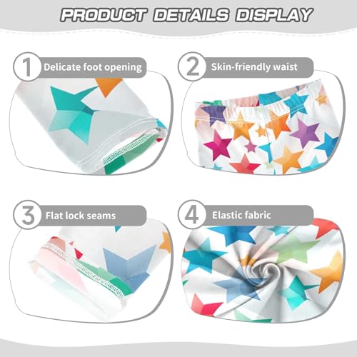 Girls' Leggings Star Color Kids Yoga Tights Pants 1 Pack 208538983