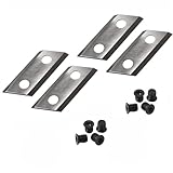 ノーブランド品 2 ペアガーデンシュレッダーブレードウッドチッパーナイフネジ付き Eco ES1600 RSH2545B BG-KS 2040 McCulloch