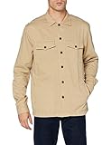 Langarm Hackett Herren HKT Utility Over Freizeithemd, Beige (Sand 847), 40 (Herstellergröße: L)