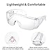 Anti Fog Safety Glasses Dental Lab Protective Goggles Over Glasses Wrap Around Clear Eye Protection Protective Eyewear Safety Goggles With Wide Vision, UV Protection, Scratch Resistant, Splash Proof