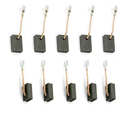 WANGCL Lot de 10 burch en carbone pour outils de moteur Bosch GWS14-150 - 5 x 10 x 17 mm