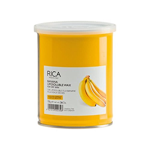 Rica Banana Liposoluble For Dry Skin Body Wax 800 ML