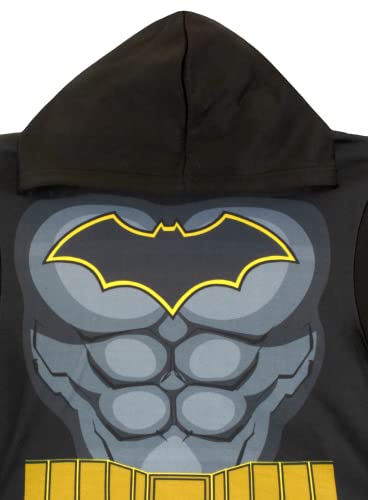 Batman 2-Piece Fleece Top/Pants Set For Boys And Toddlers, Dc Comics Fleece Hooded Sweatshirt Or T-Shirt And Pants For Boys And Toddlers (Black, Size 7) #TOP6