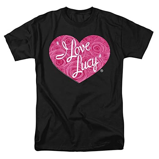 I Love Lucy- Floral Logo T-Shirt Size S