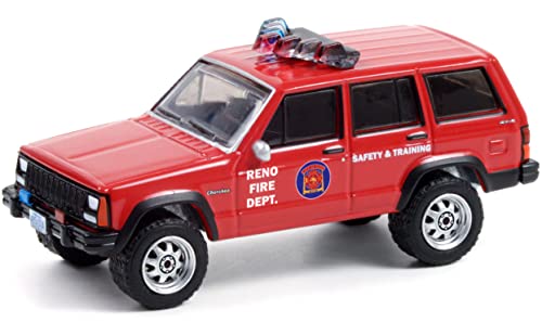 Modelo 1990 Cherokee Rojo Bomberos Reno 1/64 miniatura 2