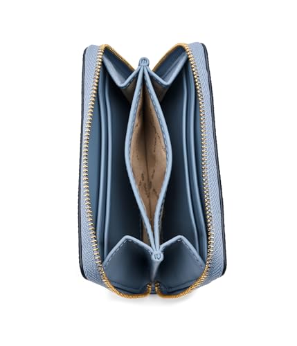 Image of MICHAEL Michael Kors Womens Jet Set Small Zip Around Card Case Chambray 2 One Size One Size