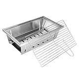 Grande de grillade : Ce barbecue portable est équipé d'une zone de cuisson spacieuse parfaite pour cuisiner pour un petit groupe en extérieur. Il allie parfaitement praticité et convivialité, tandis que la grille amovible permet un nettoyage sans effort après chaque expérience de repas en plein air.