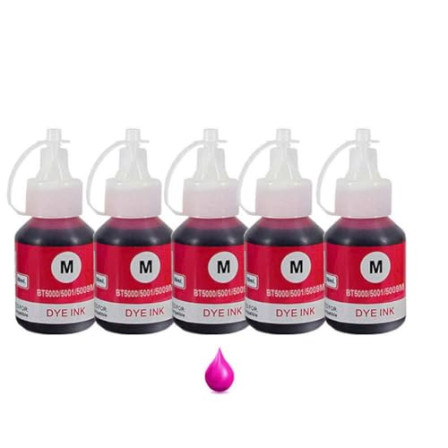 Botellas de tinta líquida magenta para rellenar tanques de impresora Brother MFC T810W