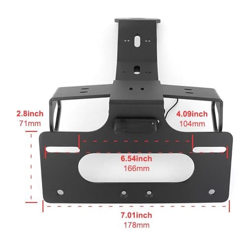 Support de Plaque Tracer 9 GT Fixation Rigide Anti Vibration Moto - 2