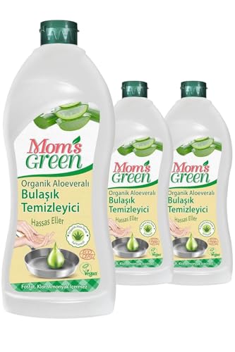 3'lü Set -Organik Aloeveralı Elde Bulaşık Temizleyici Hassas Eller (750 ml X 3 Adet)