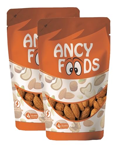 Ancy 100% Natural Quality Raw Almonds/Badam Dryfruits, 2 X 250 g (B07WC9162S) Amazon Price History, Amazon Price Tracker