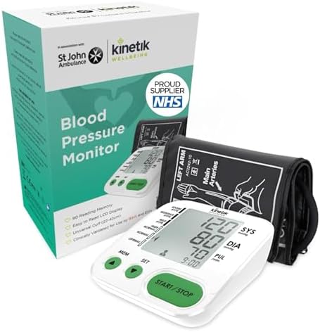 Kinetik Wellbeing Home Use Blood Pressure Monitor - Used by the N...