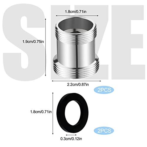 Adattatore per Rubinetto in Metallo Filettatura