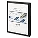 Smead Frame View Poly Two-Pocket Folder, Letter Size, Black, 5 Per Pack (87705) (Pack of 1)