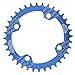 104BCD Zębatka Mechanizmu Korbowego, Stop Aluminium 36T MTB Dodatnia i Ujemna Zębatka Odpowiednia dla Jeźdźców Poruszających Się Około 30 Jardów Po Płaskich Drogach(niebieski)