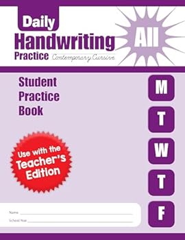 Paperback Evan-Moor Daily Handwriting Practice Contemporary Cursive Student Book