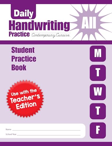 Evan-Moor Daily Handwriting Practice Contemporary Cursive Student Book