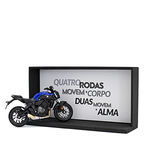 Combo Miniatura Yamaha MT-07 com Expositor