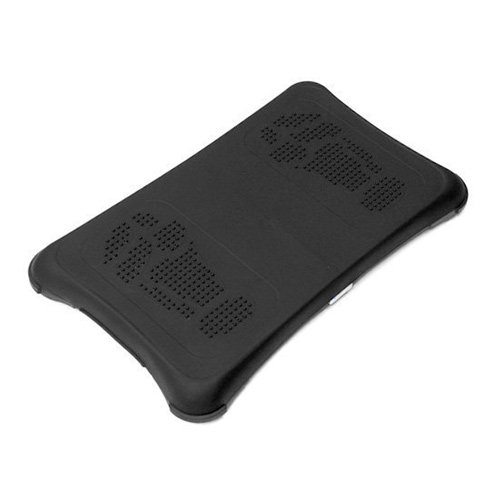 Skque Black Silicone Skin Case for Nintendo Wii Fit