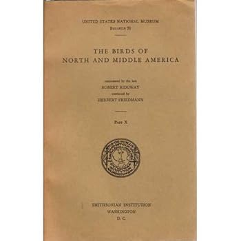 Paperback The Birds of North and Middle America: Part X Book
