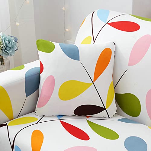 Funda de sofa para salon familiar KnSam protector elástico lavable multicolor 6
