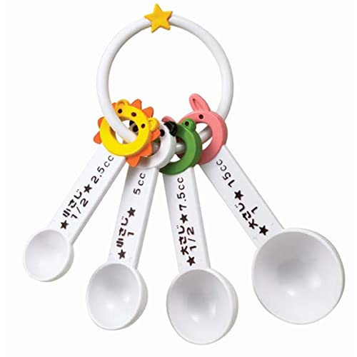 KIKYOUYA Messlöffel, niedliches Tier, Küchendekoration, 4 Stück Cover