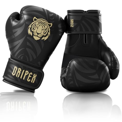 Dripex Gold Tiger 12oz Boxhandschuhe