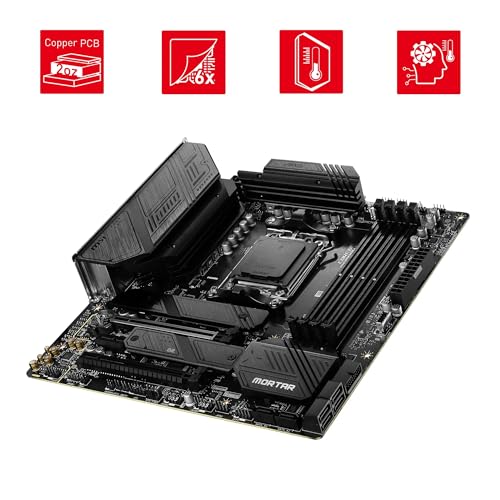 MSI MAG B650M Mortar WiFi AMD AM5 Micro-ATX Gaming