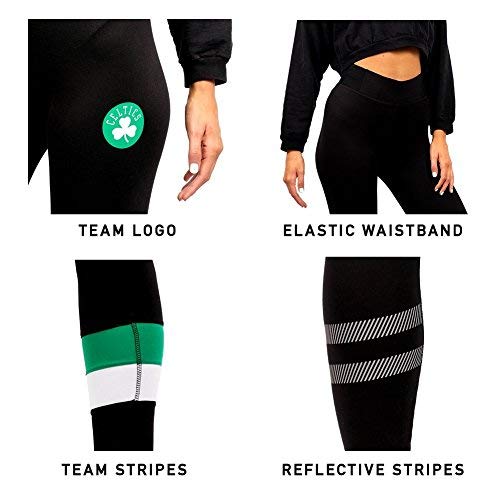 Ultra Game FIL1494F-PB-BLK-WS Nba Portland Trail Blazers Womens Leggings Perimeter Fitness Sport Yoga Pants thumb #5