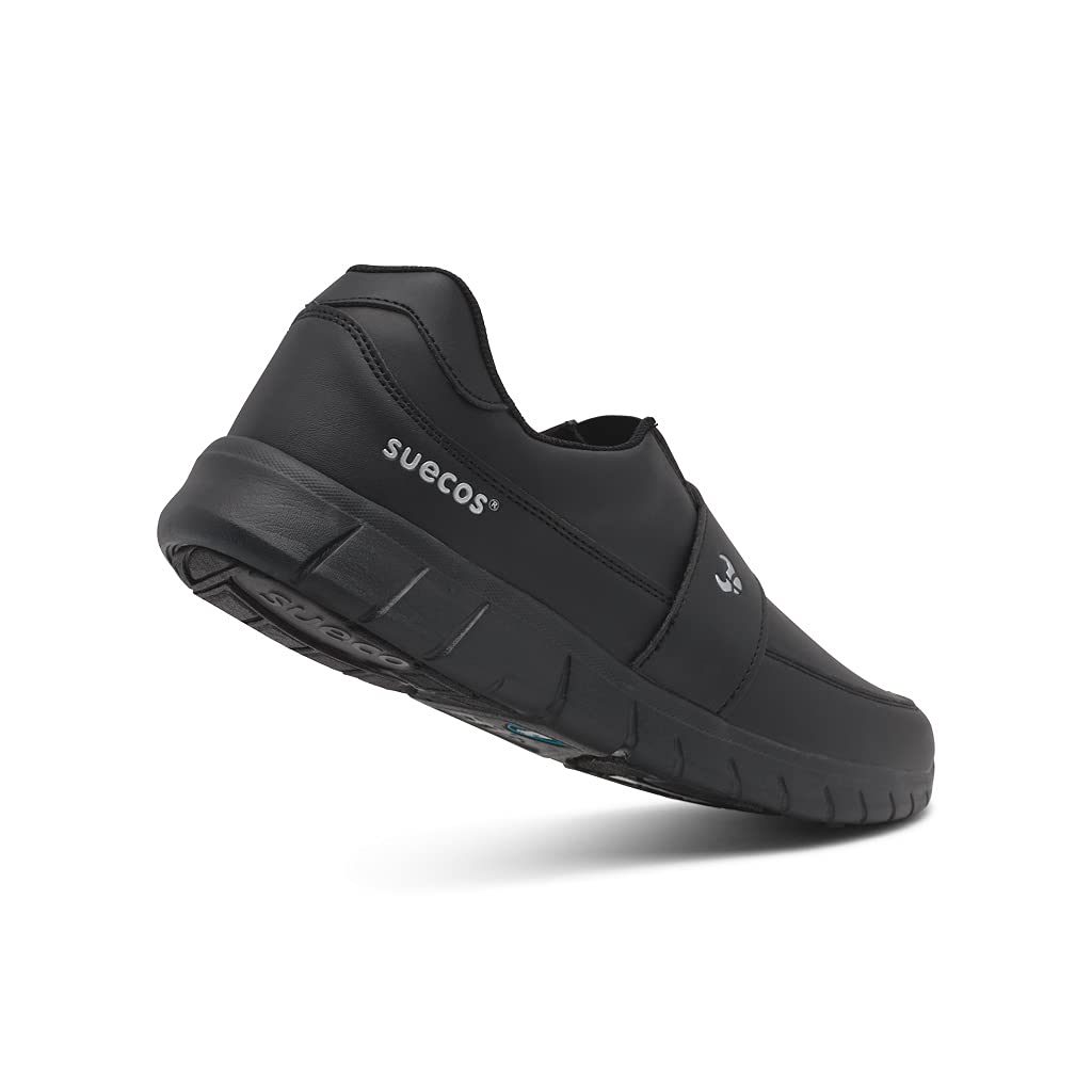 Suecos® Andor - Zapato Confort Antideslizante con tecnología Health Teach, Negro