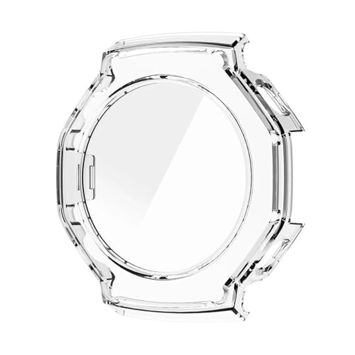 Image of Removable Screen Protector Watch Case Cover Compatible with Amazfit | Realme | Redmi Anti Scratch 360 Full Bumper Cover Shockproof Cases for Men and Women (Amazfit T-Rex 3 (Transparent))