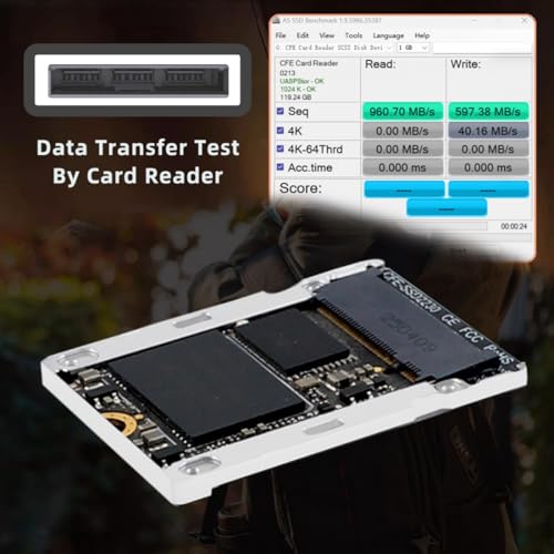chenyang Convertidor M.2 NVMe a PCIe 4.0 para CF Express Type B miniatura 6
